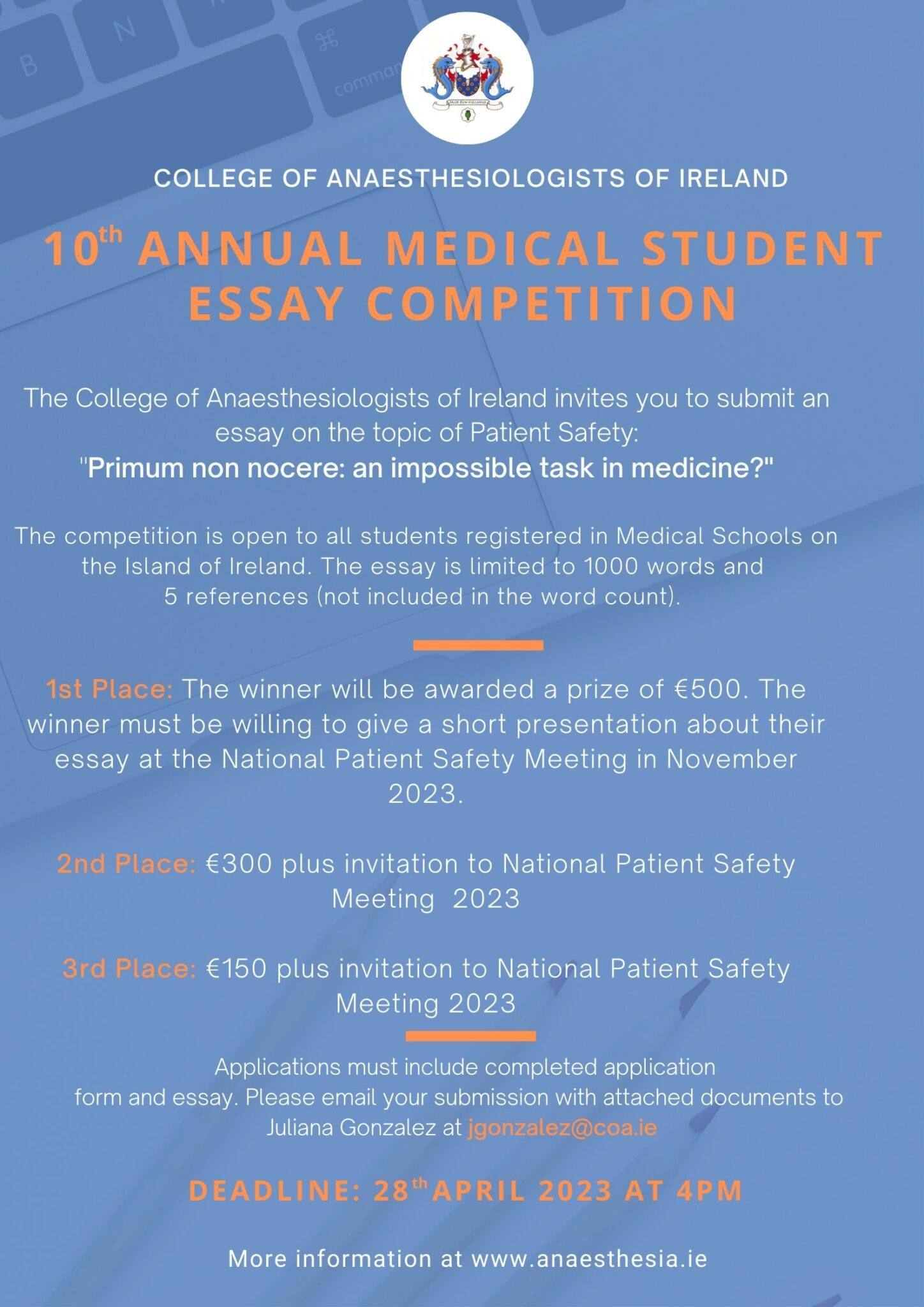 essay competition medical students