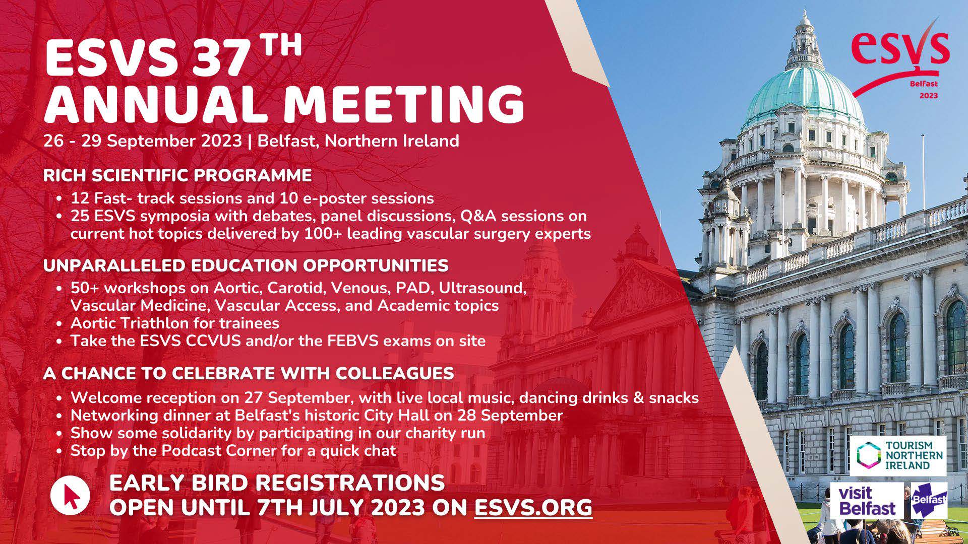 European Society of Vascular Surgery Meeting Belfast 2629 September